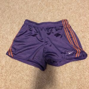 purple nike shorts